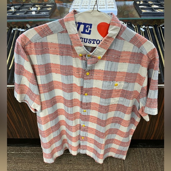 Tommy Bahama Island Modern Fit Button Up Short Sleeve Shirt XLX/TGT - Picture 2 of 8